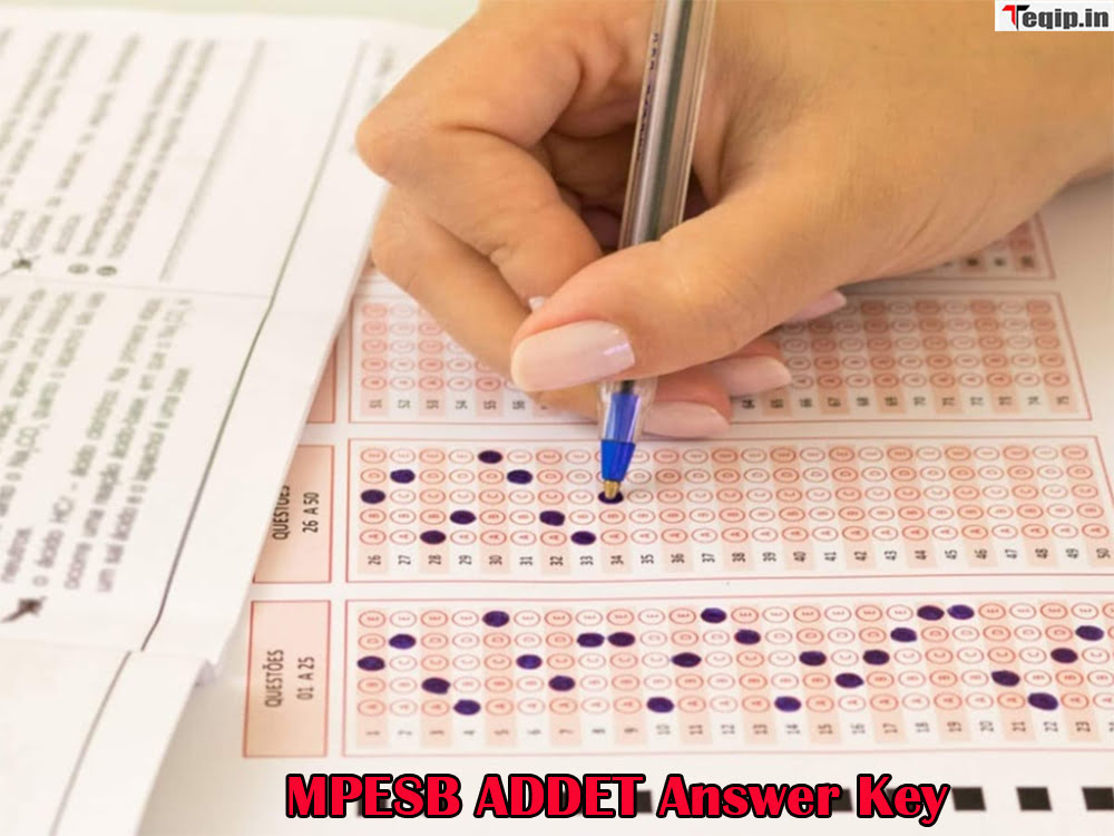 MPESB ADDET Answer Key