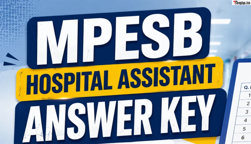 MPESB Hospital Assistant Answer key