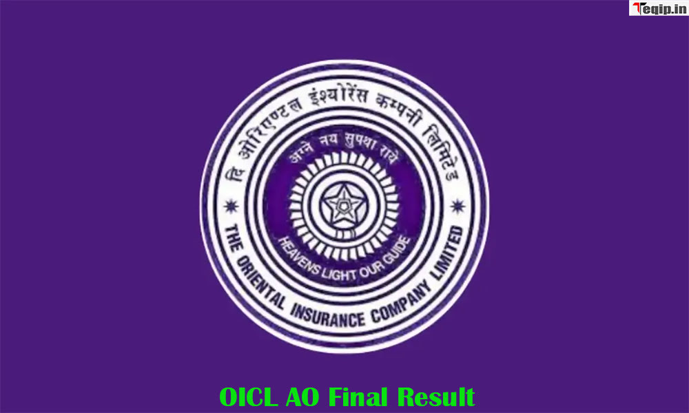 OICL AO Final Result