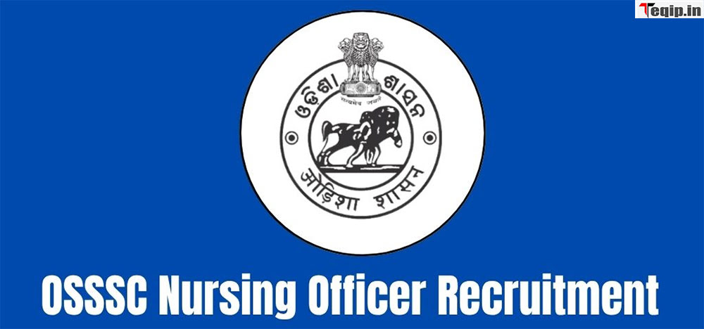 OSSSC Nursing Officer Recruitment