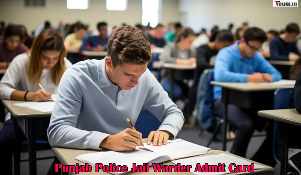 Punjab Police Jail Warder Admit Card