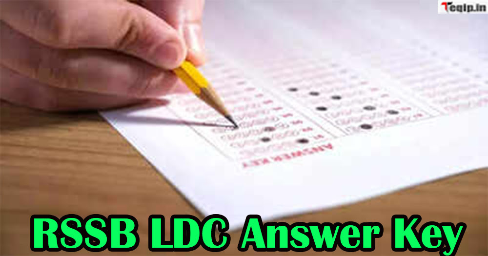 RSSB LDC Answer Key