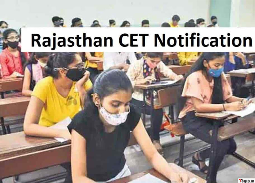 Rajasthan CET Notification