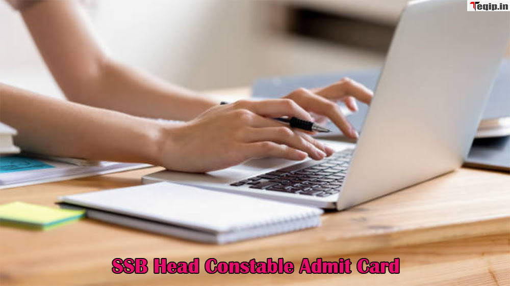 SSB Head Constable Admit Card