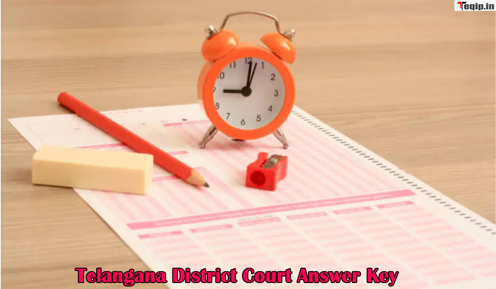 Telangana District Court Answer Key